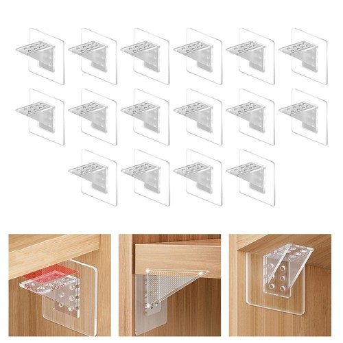 Adhesive shelf brackets - adhesive,