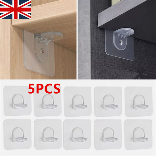 5pcs shelf adhesive wall - 5pcs,