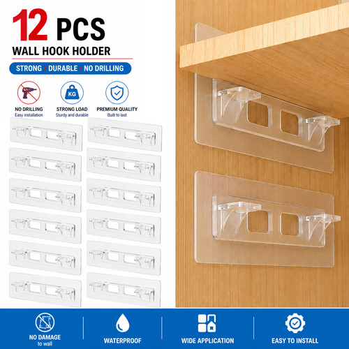 Drill wall shelf brackets - no,