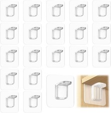 20 PCS Adhesive Shelf Bracket