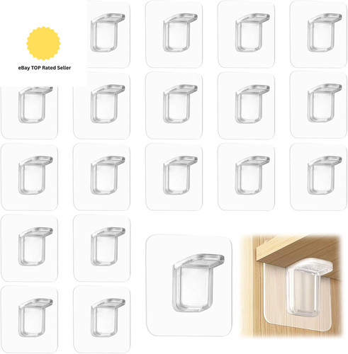Pcs adhesive shelf bracket - 20,