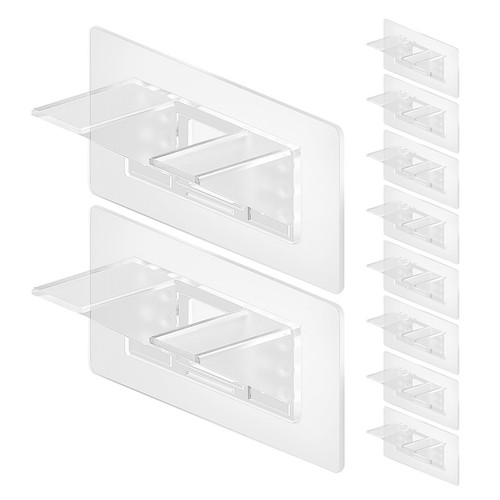 10pcs transparent abs reusable - abs,