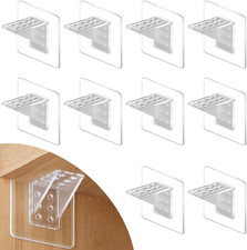 10 Pcs Adhesive Shelf Bracket