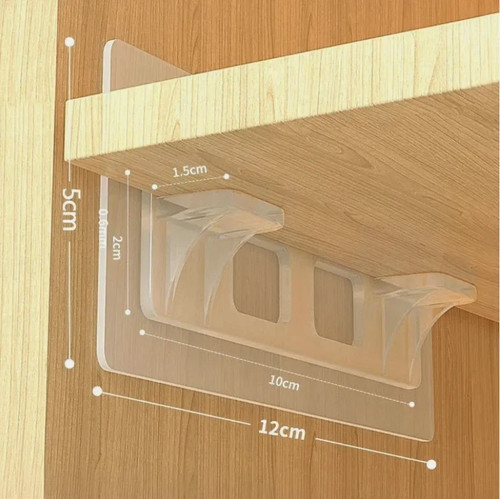 Drill wall shelf brackets - no,