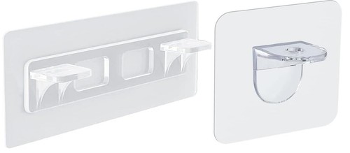 Self adhesive shelf - shelf, brackets
