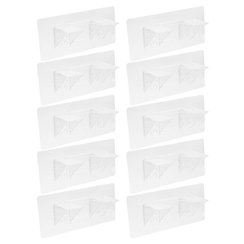 Pcs cabinet shelf brackets - 10,