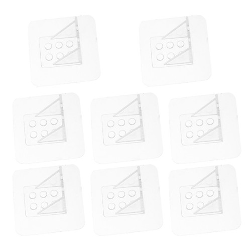 8pcs transparent adhesive - 8pcs,
