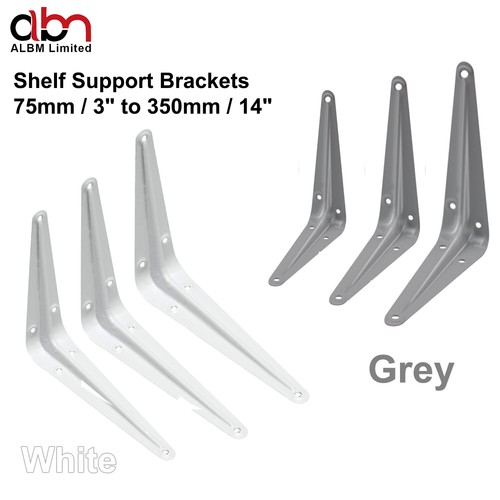 Metal shelf brackets grey - shelf,